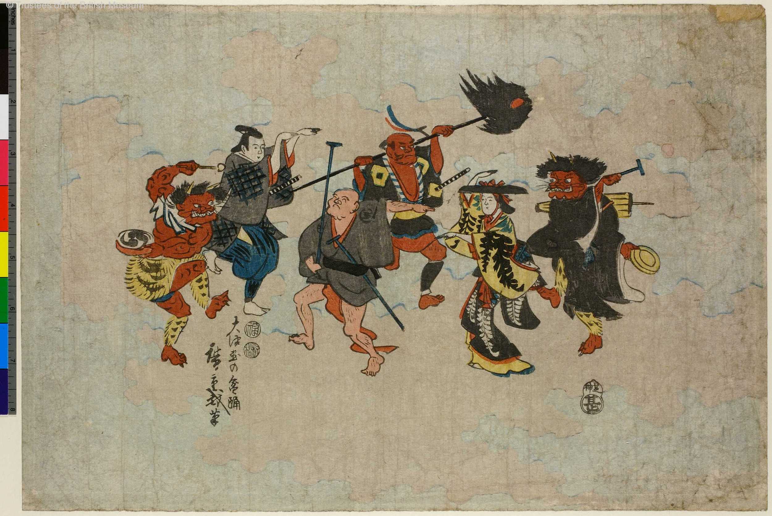 大津画の盆踊」 | Cultural Japan