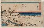 「東都名所之内」 「雪(ゆき)ノ朝(あした)」「洲崎(すさき)ノ初日出(はつひので)」