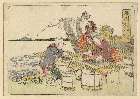 MFA-21.10291天保前期・・北斎「東海道」「品川」「川崎へ二里半」