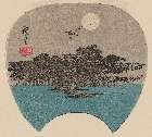 MFA-21.8880嘉永０２・・広重〈1〉「月夜の三囲（みめぐり）」