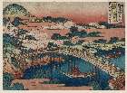 MFA-21.9234天保０４・・北斎「勝景雪月花」「山城　嵐山の花」