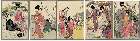 MFA-11.24902享和年間・・歌麿「風流六玉川」「近江・摂津・武蔵・陸奥・紀伊」