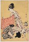 MFA-21.6378寛政中期・・歌麿「針仕事」