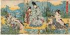 MFA-11.29016.学天保期・・国貞「風流六花撰之内」「かほよ花」