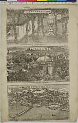 「瑞龍山太平国南禅寺之風景」「音羽山清水寺之細図」「洛西長岡天満宮之図」 「NANZENJI BT」「KIYOMIDZU ST」「NAGAOKA ST」