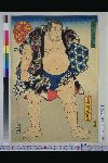 「相撲繁栄溜り入の図」 「西ノ方荒馬」