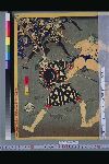 「新撰東錦絵」 「神明相撲闘争之図」