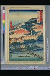 「大日本六十余州名勝図会」 「山城」「あらし山渡月橋」