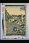 「江戸名所道外尽」「三十八」 「小石川にしとみ坂の図」