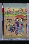「江戸風俗十二ケ月の内」 「七月」「筋違見附八辻」