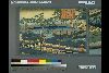 「横浜弁天町鳥居前通り并弁天町一丁目四ツ辻と見込池を渡り本社に至り内浦を見渡ス之図なり」