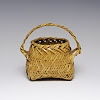 trvBB_0049: Flower Basket with Whiite Bamboo
