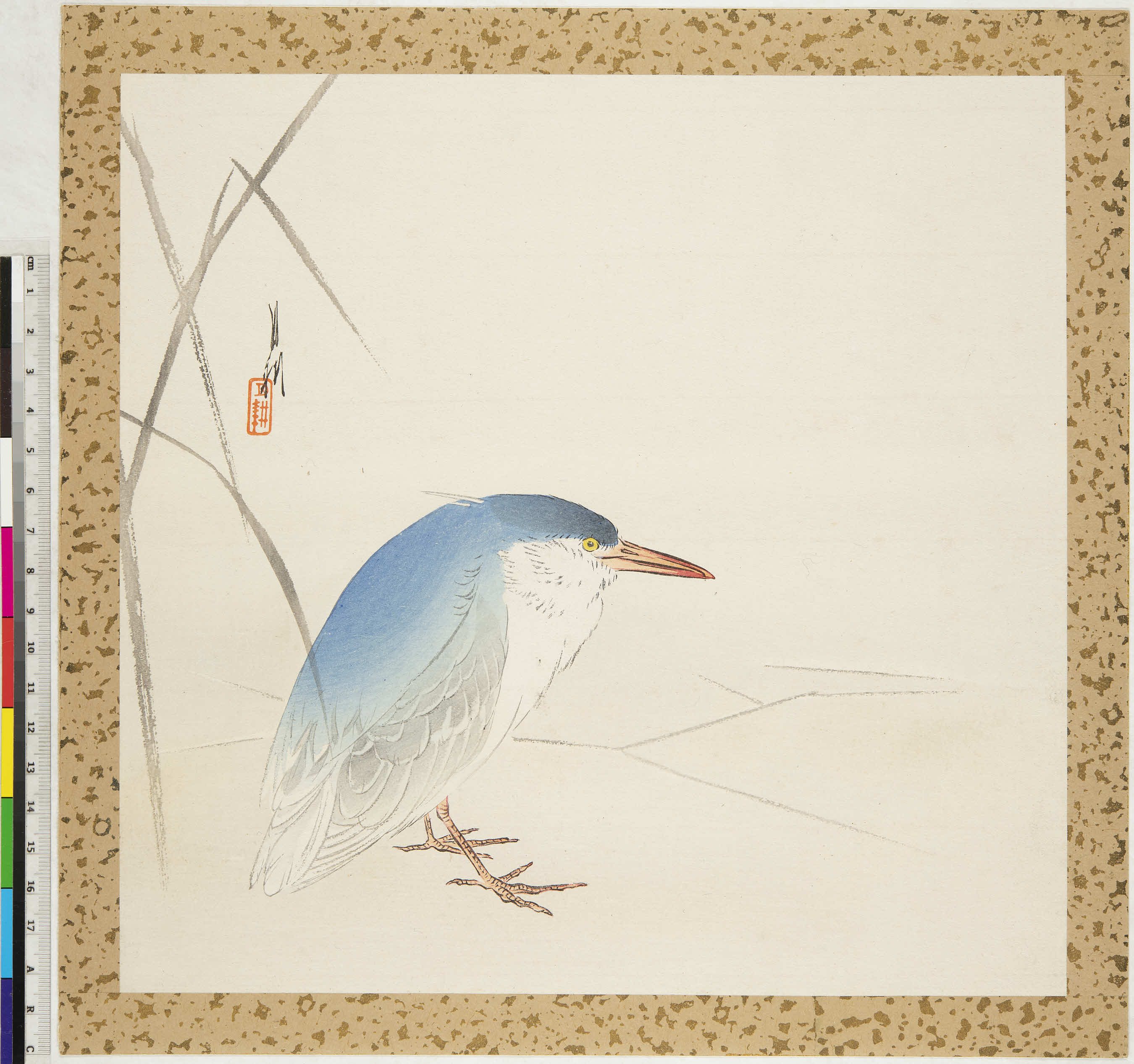 「翡翠」尾形月耕（明治）