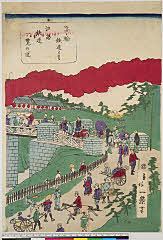 AkoRH-S0161-01明治０５・10・一景「高輪鉄道より汐留鉄道一覧の図」