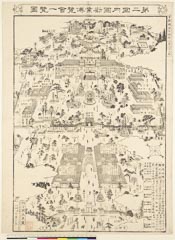 AHM-1085明治１４・02・国貞〈3〉「第二回内国勧業博覧会一覧図」
