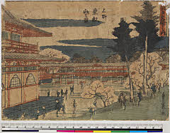 BAMPFA-1919.1133・広重〈2〉「江戸名所之内」「上野　東叡山之図」