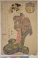 BAMPFA-1919.0336文化１０・03・式麿「今容女歌仙」「若那屋　巻衣」「くれは」「あやは」