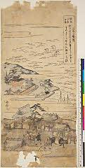 BAMPFA-1919.0343宝暦末期・春信〈1〉「近江八景の内」「三井晩鐘」