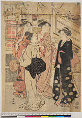 BAMPFA-1919.0364・・春潮「京四条河原夕涼」