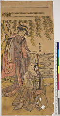 BAMPFA-1919.0367天明01・04・春常帯屋長右衛門〈4〉松本　幸四郎、信濃屋おはん〈3〉瀬川　菊之丞