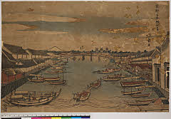 BAMPFA-1919.0526文化文政・・北寿「東都日本橋風景」