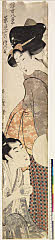 BAMPFA-1919.0854享和・・歌麿〈1〉「浮世八景」「茶見世の鐘の音」