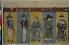 RV-1659-7・・「大清人」「朝鮮人」「琉球人」「阿蘭陀人」「魯西亜人」