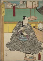 JA130671853・豊国〈3〉いづみや多左衛門いづみや多左衛門 [3]関三十郎 / Seki Sanjūrō III as Izumiya Tazaemon