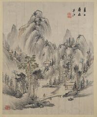 BM-Jap.Ptg.Add.412_01・岡田半江、貫名海屋 竹影松韵帖