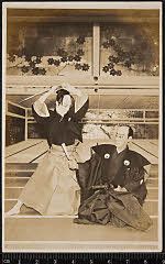 kgtPH20-048A昭和06・1931歌舞伎座「栗山大膳」毛谷主水〈15〉市村　羽左衛門、栗山大膳〈1〉中村　鴈治郎
