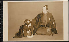 kgtPH21-043A昭和16・1941歌舞伎座「菅原伝授手習鑑」武部源蔵〈1〉中村　吉右衛門、松王一子小太郎〈1〉中村　錦之助