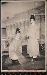 kgtPH21-048A大正07・1918歌舞伎座「奈良町時代」中臣鎌足〈2〉市川　左団次、坂大炊〈5〉中村　歌右衛門