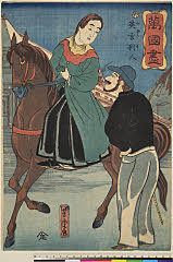 ROM-991.49.0001万延０１・12・芳虎「万国尽」「英吉利人」