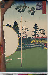 ROM-973x57.0018.105安政04・01・広重〈1〉「名所江戸百景」「高田の馬場」