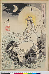 MU0172_028明治２１・芳年「月百姿」「南海月」