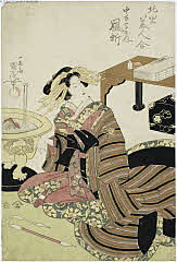 tsmUP18-003文化・頃国丸「北里美人合」「中万字屋内　風折」