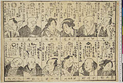 arcSP03-0605・（「唐土名物書画に見立文人墨客評判位付」）
