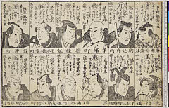 arcSP03-0611・（「唐土名物書画に見立文人墨客評判位付」）