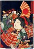 arcUP0366明治01・02・国周「扇折小萩実ハあつ盛　沢村訥升」扇折小萩実ハ敦盛〈2〉沢村　訥升