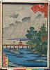 arcUP1824文久03・・芳豊〈1〉「都百景」「二」「鴨川流上　下加茂社」