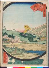 arcUP1856文久03・・芳豊〈1〉「都百景」「船岡山　遠見鏡」