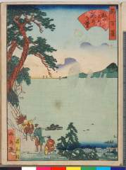 arcUP1863文久03・・芳豊〈1〉「都百景」「叡山より湖水を望」