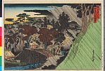 arcUP2575安政・・貞信〈1〉「都名所之内」「栂尾門前雨中」