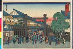 arcUP2578安政・・貞信〈1〉「都名所之内」「島原出口光景」