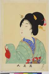 arcUP5204明治３０・08・周延「真美人」「三」