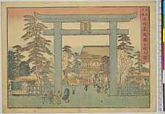 arcUY0518・ｰ「日本名勝」「京洛東祇園之社之図」