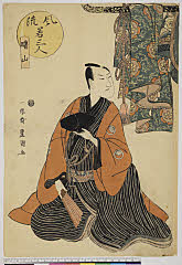 arcUY1181・豊国〈1〉「風流若三人」「曙山」〈1〉沢村　源之助