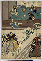 arcUY1183安政03・03・国芳（「忠臣蔵夜討ノ図」「風流生人形」）