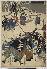 arcUY1184安政03・03・国芳（「忠臣蔵夜討ノ図」「風流生人形」）