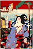 shiUYa0006明治２１・03・国貞〈3〉「笹良江　中村福助」「島君　市川蝠」島君〈　〉市川　蝠、笹良江〈4〉中村　福助